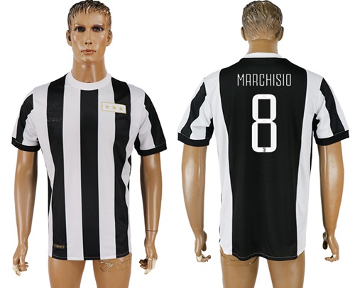 Juventus #8 Marchisio 120th Anniversary Soccer Club Jersey - Click Image to Close